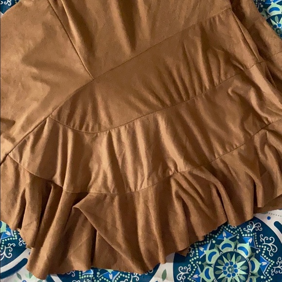 NWT Tantrum Faux Suede Skirt S - Picture 2 of 3
